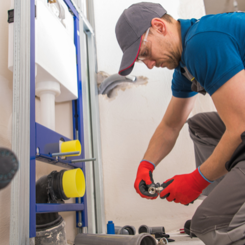 Installing Bathroom Plumbing